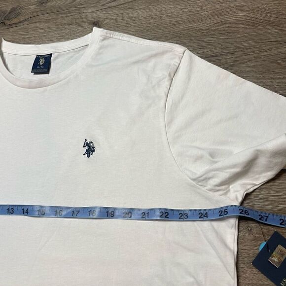 U.S. Polo Assn Mens Tshirt Size XL White Cotton New with Tag - Picture 4 of 9